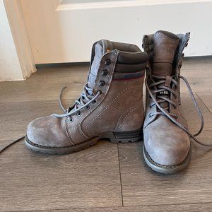 Women's Echo Waterproof Steel Toe Work Boot Size 8